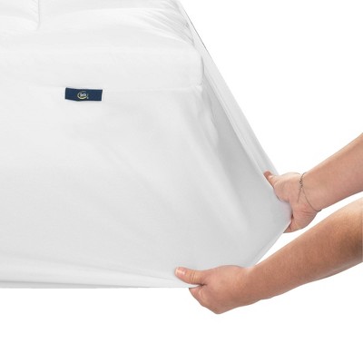 Queen White Down Alternative Memory Flex Mattress Topper