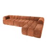 122" Modern L-Shaped Sectional Sofa with Chaise Lounge and High-Density Foam,2-Piece Couch for Living Room-Baofuwish - 3 of 4