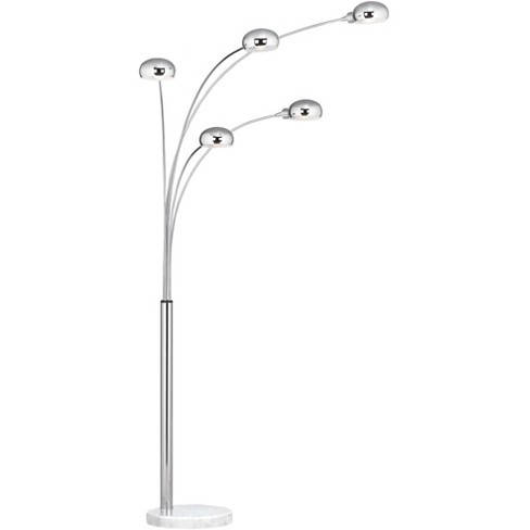 Chrome curved deals floor lamp