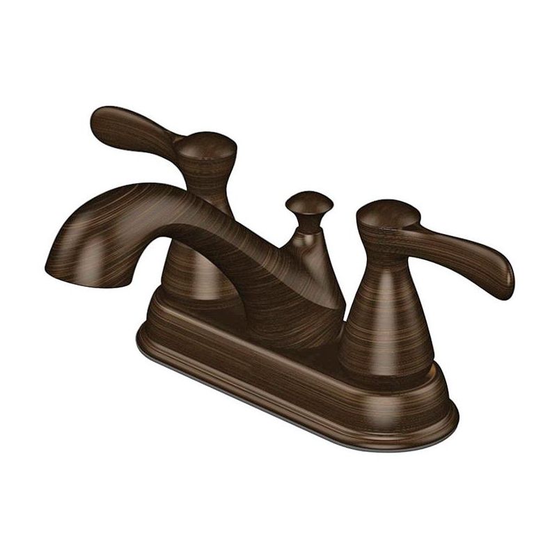 OakBrook Oil Rubbed Bronze Two-Handle Bathroom Sink Faucet 4 in., 1 of 2