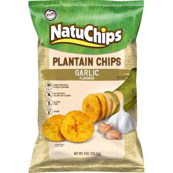 NatuChips Plantain Chips Garlic Flavored - 8oz