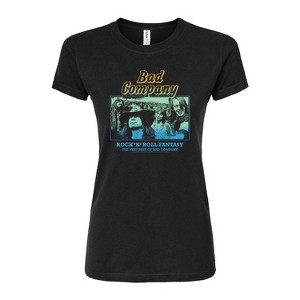 Women's - Bad Company - Rock 'N' Roll Fantasy Juniors Fitted Graphic T-Shirt - 1 of 3