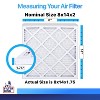 Filter King 8x14x2 Air Filter | 4-PACK | MERV 8 HVAC Pleated A/C Furnace Filters | MADE IN USA | Actual Size: 8 x 14 x 1.75" - 2 of 4