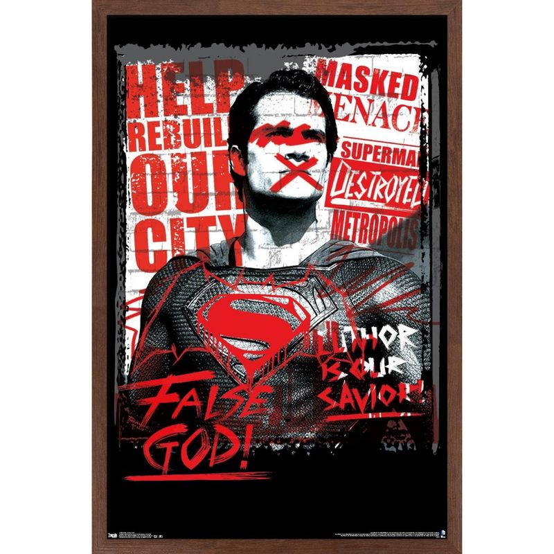 Trends International DC Comics Movie - Batman v Superman - False God Framed Wall Poster Prints, 1 of 7