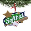 Holiday Ornament 2.75 In Softball With Bat/Ball Tree Ornament , Sports Star Christmas (1PC) - 3 of 3