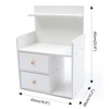 YIYIBYUS 2 Drawers Multifunctional Bedside Cabinet Bedroom Nightstands - 4 of 4
