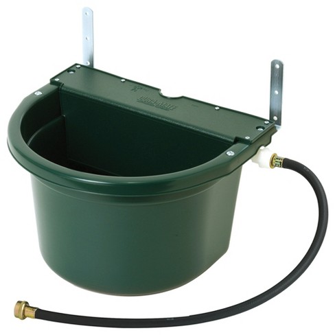 Little Giant 4 Gallon DuraMate Automatic Waterer with Metal Brackets and  Heavy Duty Material for Farm and Livestock Essentials, Green