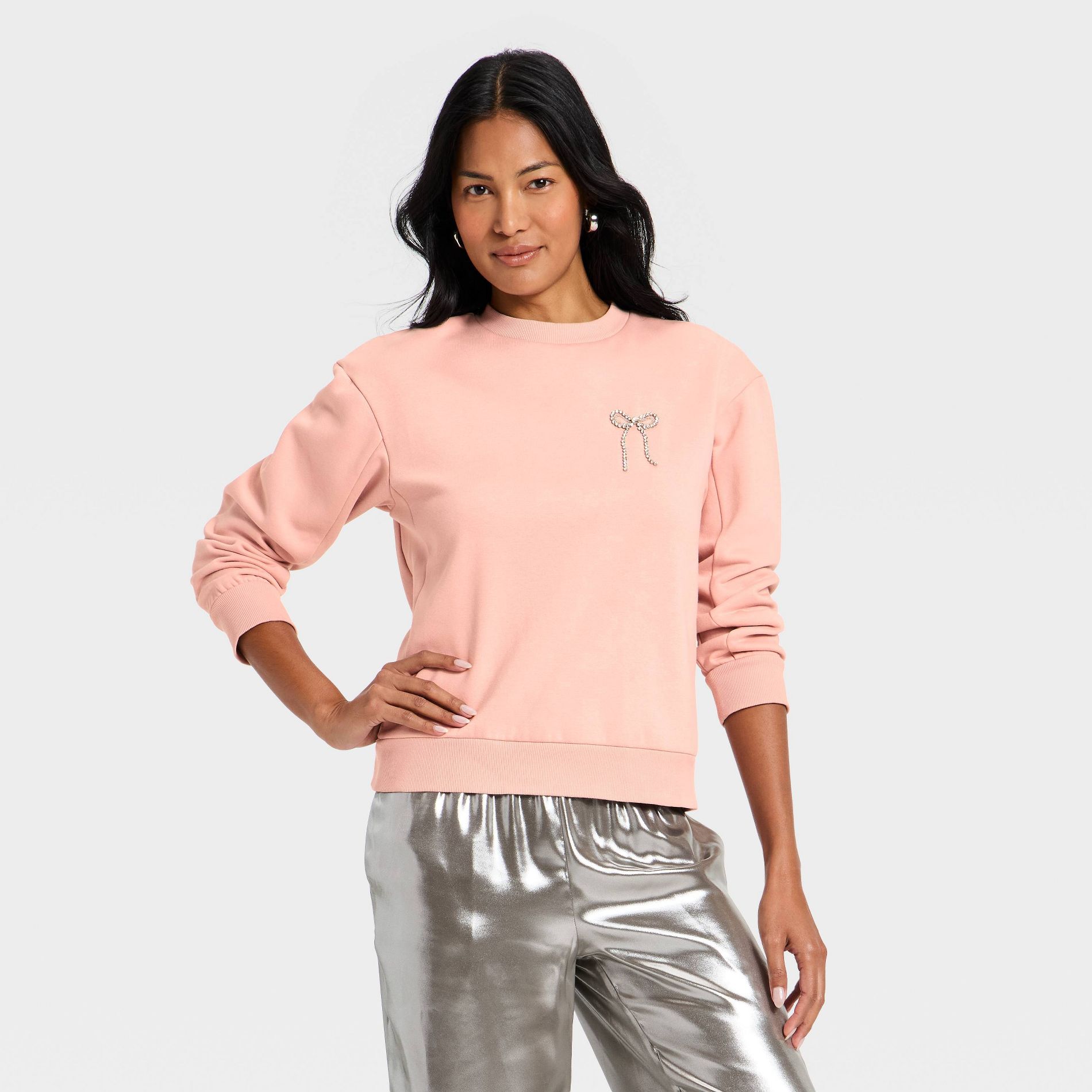 Women's Embellished Sweatshirt - A New Day™