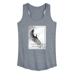 Women's - Frozen 2 - Nothing Is Impossible Anna Graphic Racerback Tank - 1 of 4