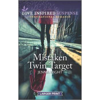 Mistaken Twin Target - (Range River Bounty Hunters) Large Print by  Jenna Night (Paperback)