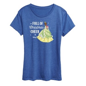 Women's - Disney - Full Of Christmas Cheer Tiana Short Sleeve Graphic T-Shirt - 1 of 4