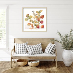 Amanti Art Eucalyptus Leaves Fall I by Cynthia Coulter Framed Wall Art Print - 1 of 4