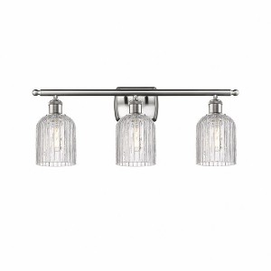 Bridal Veil - 3 Light Bath Vanity In Art Deco Style-10 Inches Tall and 25 Inches Wide - 1 of 1