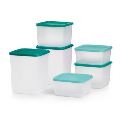 Tupperware Brand Season-Serve Marinade & Food Storage Container with Lid - Dishwasher Safe & BPA Free - Large Size with Grid Design for Season