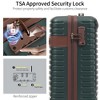 Whisen 3-Piece Luggage Set with 20" ABS Carry On Suitcase, Duffel Bag and Toiletry Bag - 4 of 4