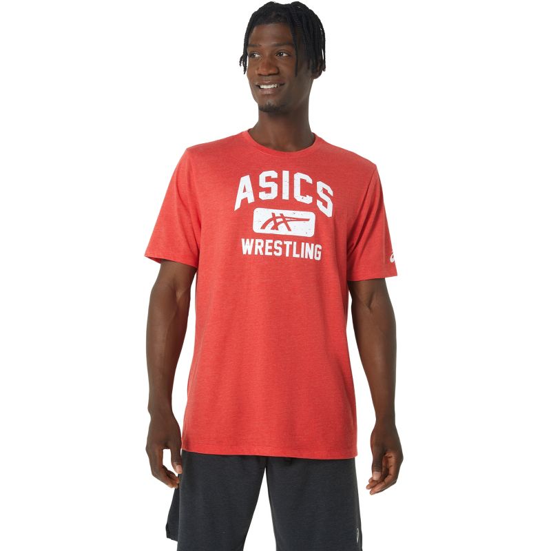 ASICS Unisex WRESTLING GRAPHIC TEE Apparel 2083A012, 1 of 3