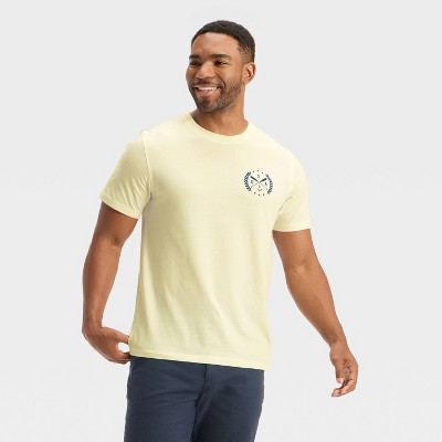 Men's USA Crest Graphic T-Shirt - Goodfellow & Co™ Cream