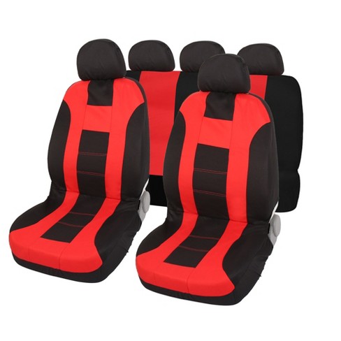 Unique Bargains Car Seat Cover Universal Fit Full Set Fabric Seat