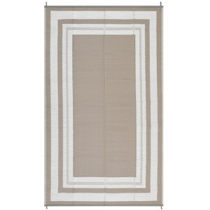 Waterproof Outdoor Rug – Reversible Plastic Straw Mat for Patio, RV, Camping, Porch, Deck, Balcony - 1 of 4