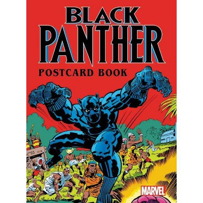 Black Panther Postcard Book - (Hardcover)