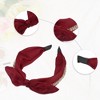 Unique Bargains Women's Bunny Ears Wide Bow Headbands - 4 of 4