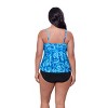 Trimshaper Plus Ronnie Tumbled Paisley Tankini Swim Top - image 3 of 3