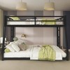 LOVMOR Full XL Over Queen  Heavy Duty Bunk Bed for Adults with Ladder and Full Length Guardrail for Adults,Teens,Kids - 2 of 4