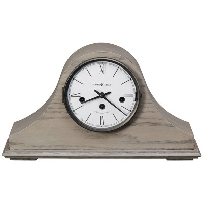 Lakeside Contemporary Beige Oak Wood Westminster Mantel Clock