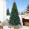 Racxily 7.5ft Christmas Tree with RGB Dynamic LEDs, Remote Control Artificial Tree for Holiday Decor - 2 of 4