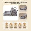 CAVINAS Double Bean Bag Chair, Foldable Sofa Bed with Adjustable Position, Cloud Couch for Living Room, Bedroom - 3 of 4