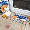 Evergreen Plaid Pumpkins Sassafras Indoor Outdoor Switch Doormat 1'10"x22" - 3 of 4