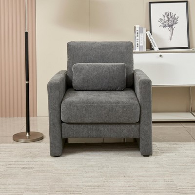 NicBex Modern Accent Chair Upholstery Armchair with Solid Wood Frame Comfy Chair for Living Room, Bedroom