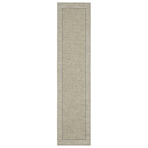 Captiv8e Designs Tobago Classic Tone on Tone Bordered Beige/Black Indoor/Outdoor Rug - 1 of 4