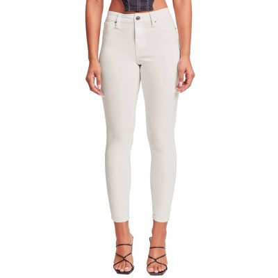 Royalty For Me Women's Hyperstretch Skinny Jeans - Mid-Rise Stretchy Denim, 31" Inseam