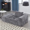 NicBex 62 Inch Loveseat,Modern Modular Chenille Loveseat Sofa with Pillow,Soft 2-Seater Couch Sleeper for Living Room,Bedroom,Lounge - 2 of 4