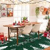 Washable Christmas Tree Rug Non Slip Low Pile Rug Soft Xmas Decorative Floor Cover Foldable Indoor Carpet for Living Room Bedroom,Green/5'x7' - 2 of 4