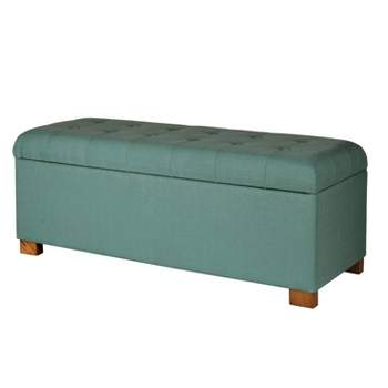 Classic Large Tufted Storage Bench - HomePop