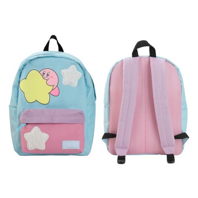 Kirby Stars 17” Pink & Blue Backpack