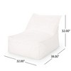 NicBex Bean Bag Chair,Beanbag Chair with Water Resistant Fabric,Lounge Sofa for Adults,Comfy Chair for Living Room Bedroom - 3 of 4