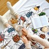 Lomsoe Merry Christmas Flannel Throw Blanket - Colorful Insect Printed, Soft Plush for Bedroom, Couch, Sofa. - 4 of 4