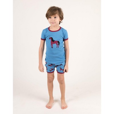 Leveret Short Sleeve Animals Cotton Pajamas  