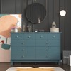FUFU&GAGA 10 Drawer Horizontal Dresser Wooden Leg Chest of Drawers Choice for Bedroom - 2 of 4