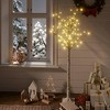 vidaXL 5ft Christmas Tree; Warm White Willow-Style, 156 LED Units; 8 Diverse Lighting Effects - 2 of 4