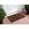 HomeRoots 18" X 30" Beige and Black Rubber and Coir Outdoor Door Mat - 2 of 4