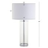 29" Glass Harper Table Lamp (Includes LED Light Bulb) Clear - JONATHAN Y - image 4 of 4