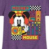 Girls' - Disney - Mickey Mouse Rhythm Waves Fitted Short Sleeve Graphic T-Shirt - 2 of 4