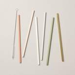 8" Reusable Metal Straws (Pack of 6) - Hearth & Hand™ with Magnolia