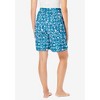 Dreams & Co. Women's Plus Size Print Pajama Shorts - 3 of 4