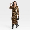Women's Long Sleeve Sheer Maxi Dress - A New Day™ - 3 of 3