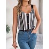 Clearlove Womens Vest Top Knit V Neck Sleeveless Button Down Vintage Casual Streetwear Summer Slim Fit Tank Tops - 4 of 4